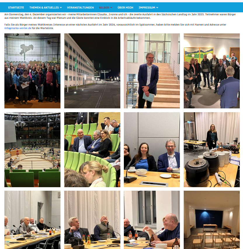 Bilder von Ausfahrt nach Dresden in den Sächs. Landtag - 4.12. 2025 Image