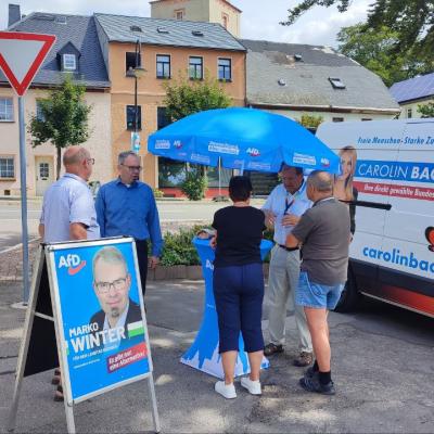 Infostand am 09.08.