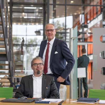 Dr. Volker Dringenberg - Anwalt aus Chemnitz - und ich